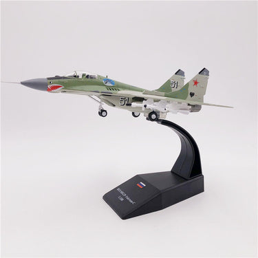 Aircraft Plane model 1:100 Russian Air Force MiG-29 airplane Alloy model diecast 1:100 metal Planes AV8R